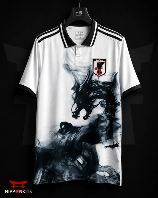 Japan Chinese Dragon White Jersey
