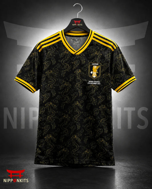 Japan Dragon Black Gold Jersey