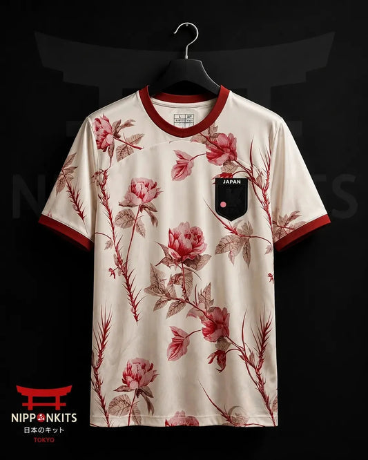Japan Sakura Beige Soccer Jersey